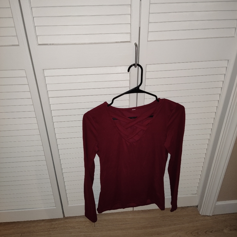 Long Sleeve Curvy Shirt